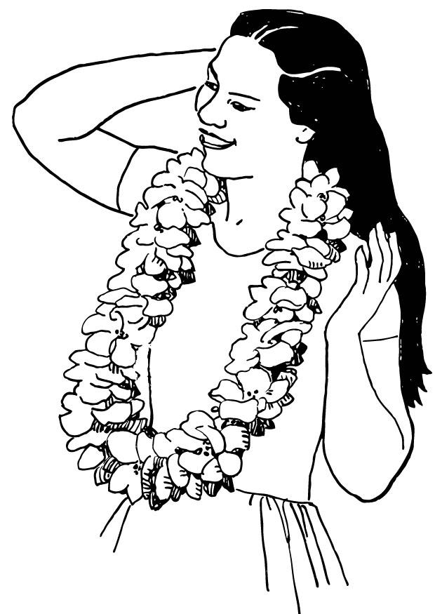 corona di fiori Disegno da colorare corona di fiori