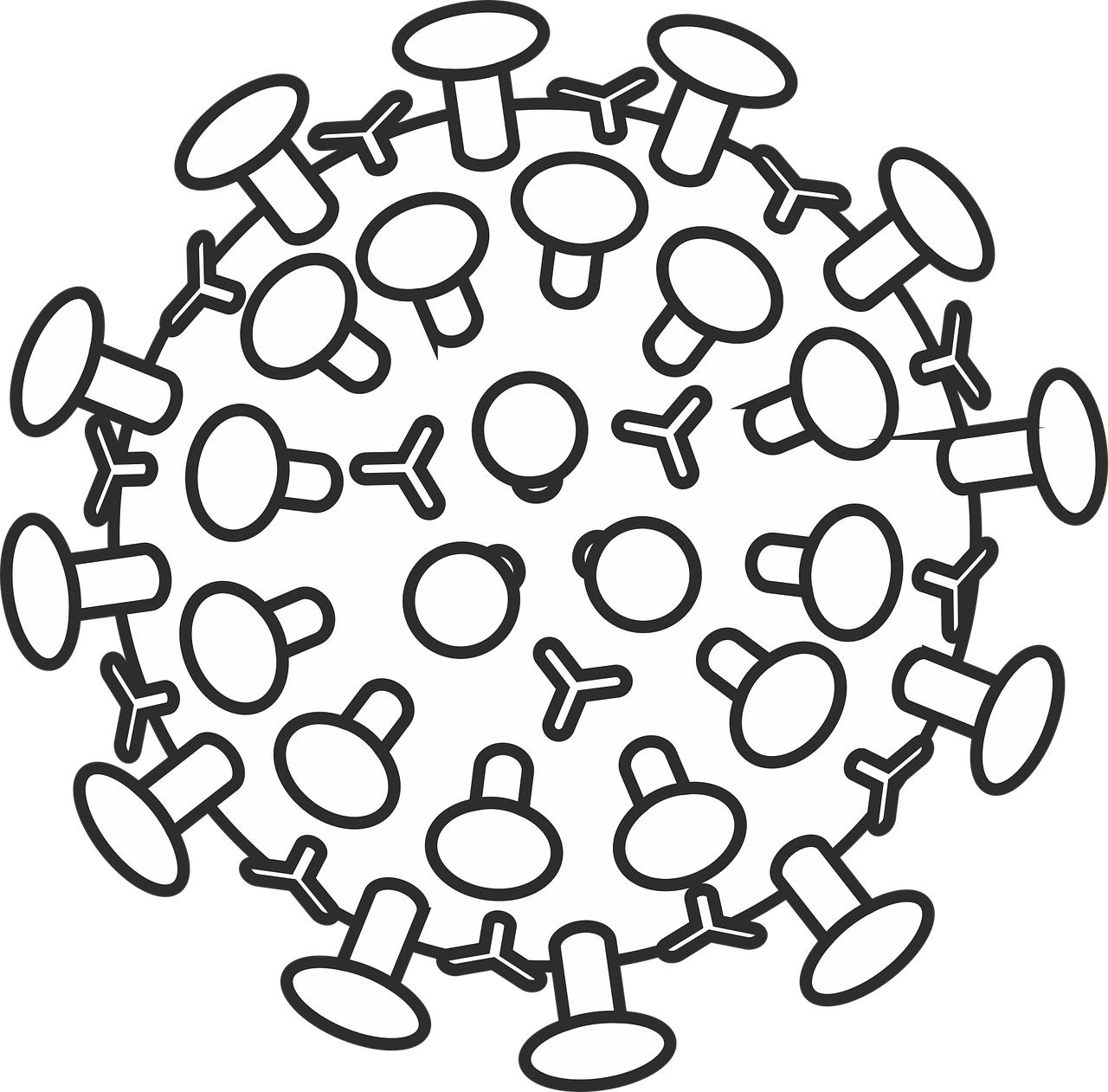 coronavirus Disegno da colorare coronavirus