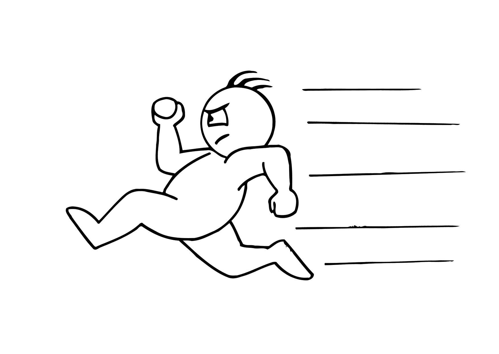 correre Disegno da colorare correre