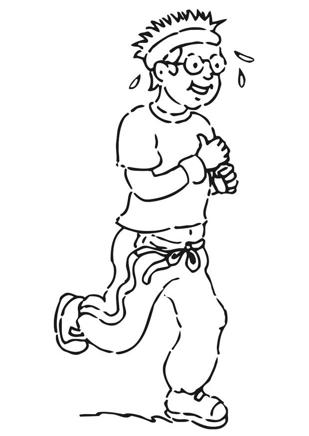 correre Disegno da colorare correre
