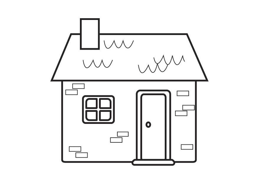 cottage Disegno da colorare cottage