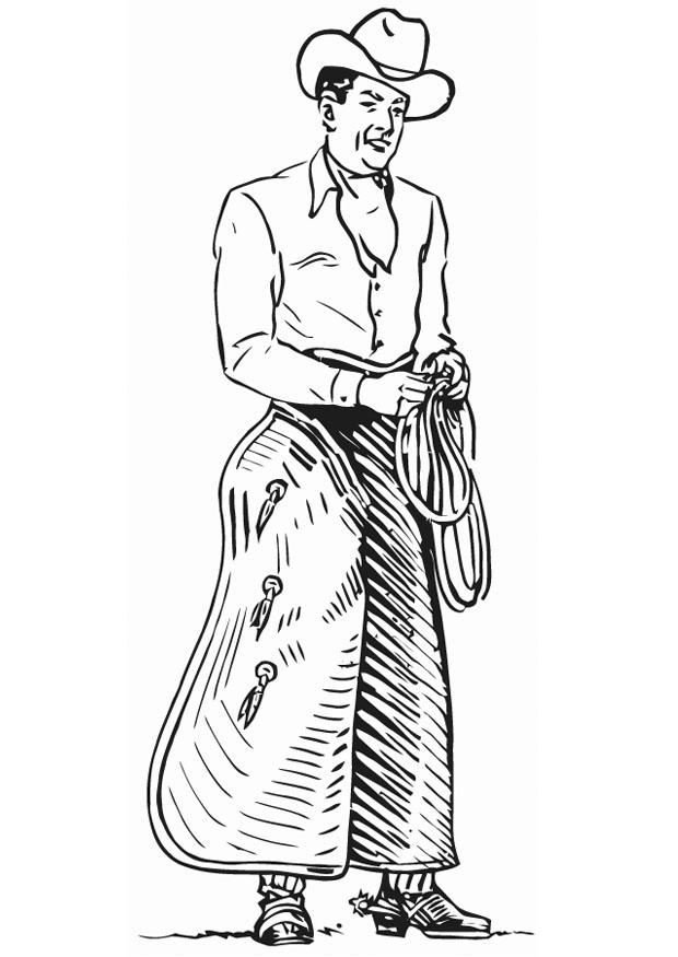 cowboy Disegno da colorare cowboy