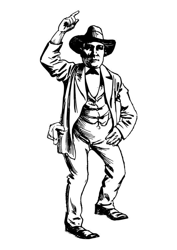 cowboy Disegno da colorare cowboy