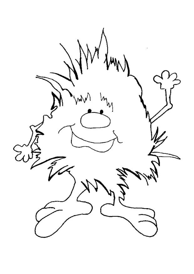 creatura di fantasia Disegno da colorare creatura di fantasia