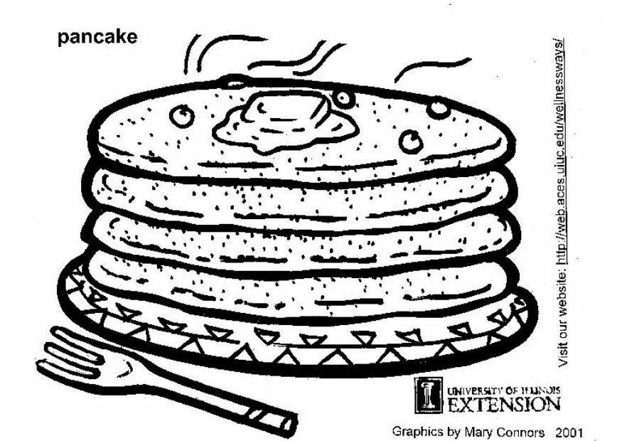 crepes Disegno da colorare crepes