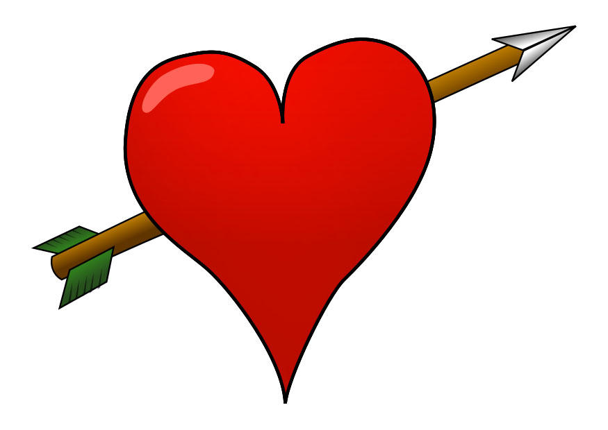 cuore con freccia immagine cuore con freccia