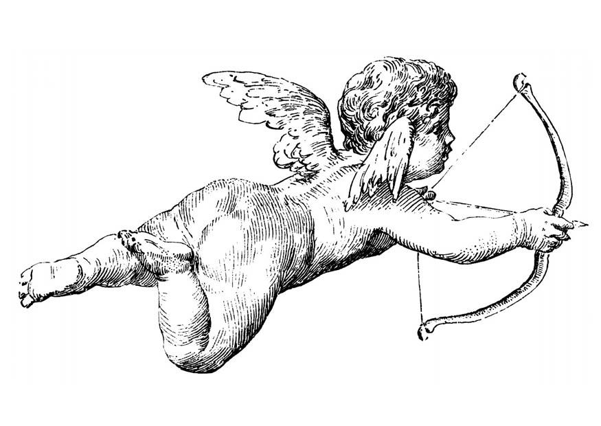 cupido Disegno da colorare cupido