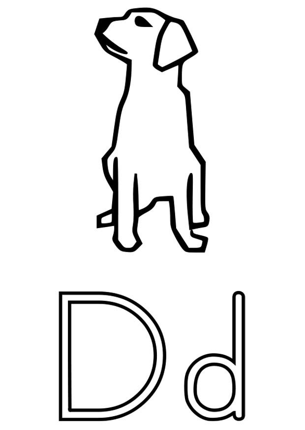d Disegno da colorare d
