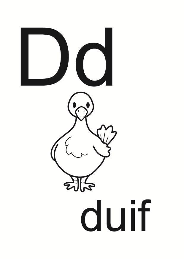 d Disegno da colorare d