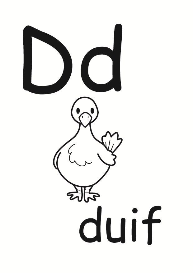d Disegno da colorare d