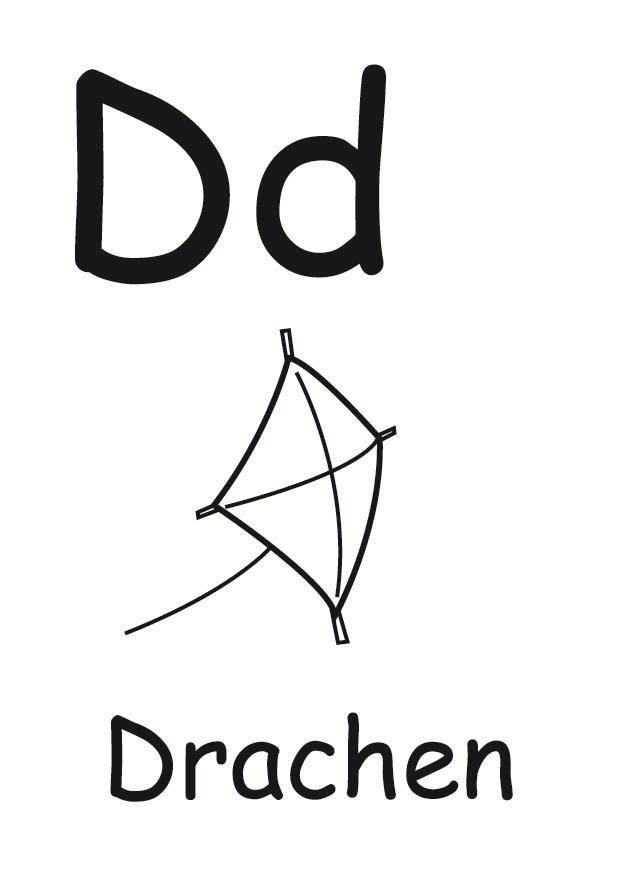 d Disegno da colorare d