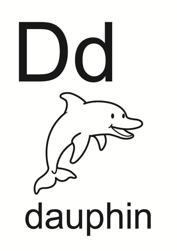 d Disegno da colorare d