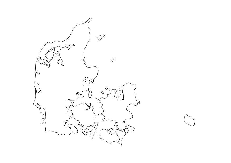 Disegno da colorare danimarca