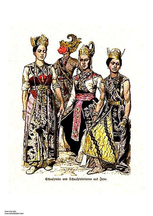 immagine danzatori di java 19esimo secolo