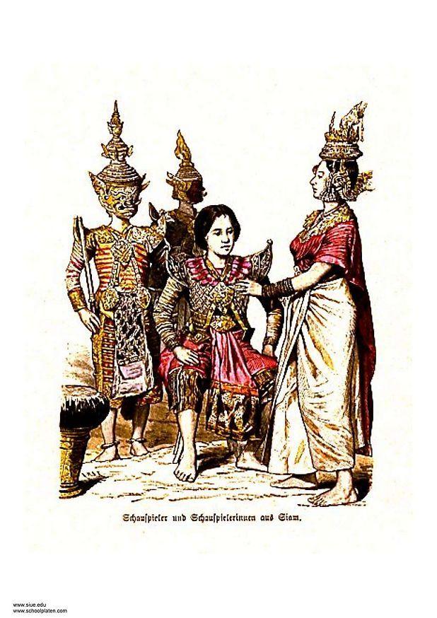 danzatori tailandesi 19esimo secolo immagine danzatori tailandesi 19esimo secolo