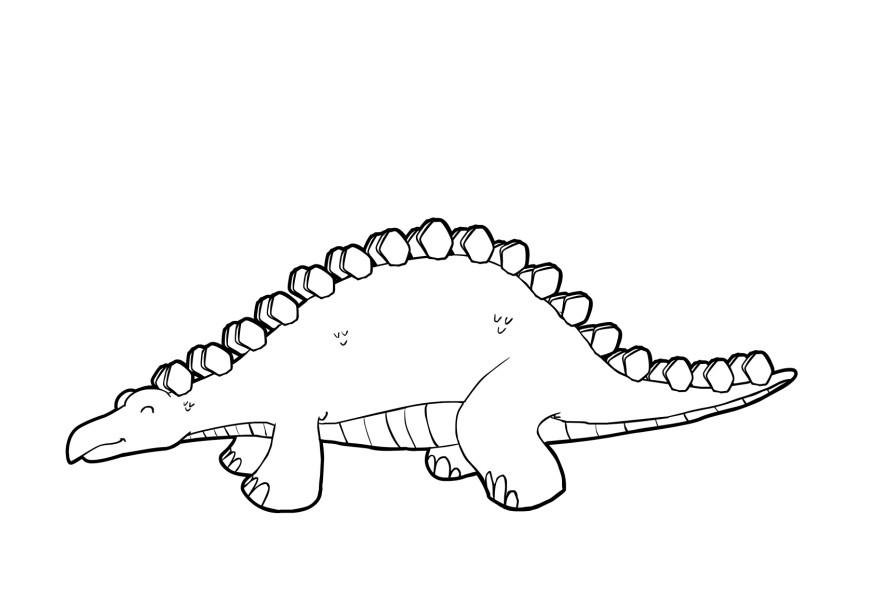 dinosauro Disegno da colorare dinosauro