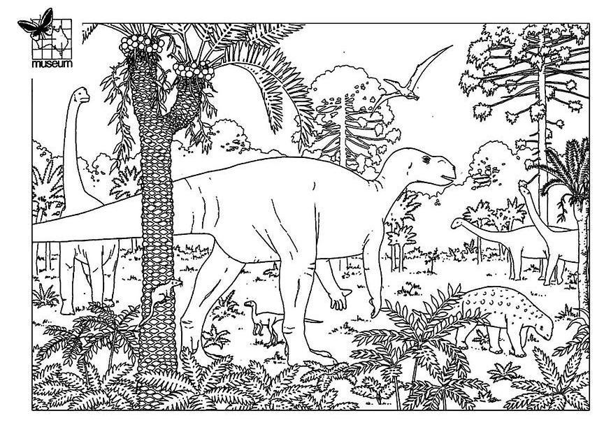 dinosauro Disegno da colorare dinosauro