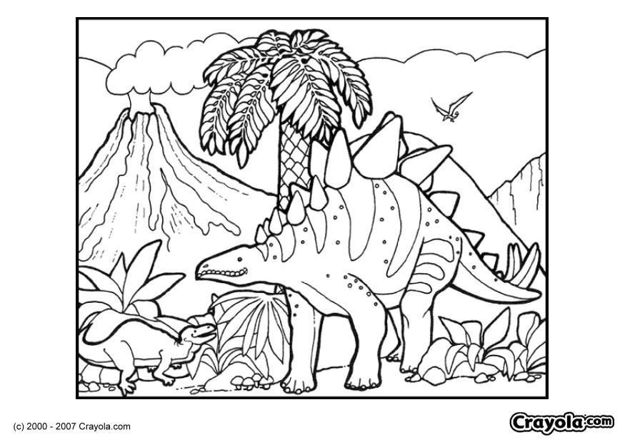 dinosauro Disegno da colorare dinosauro