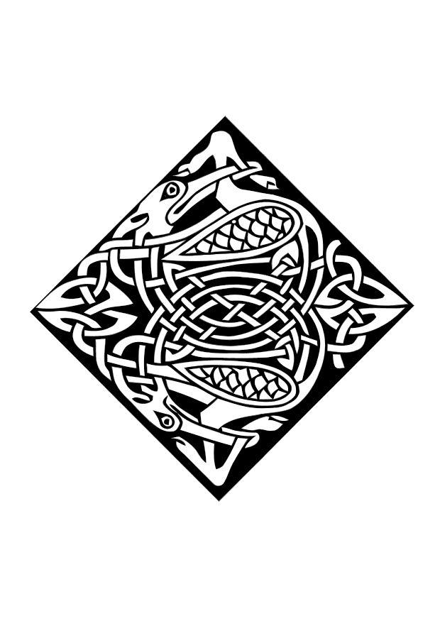 disegno celtico Disegno da colorare disegno celtico