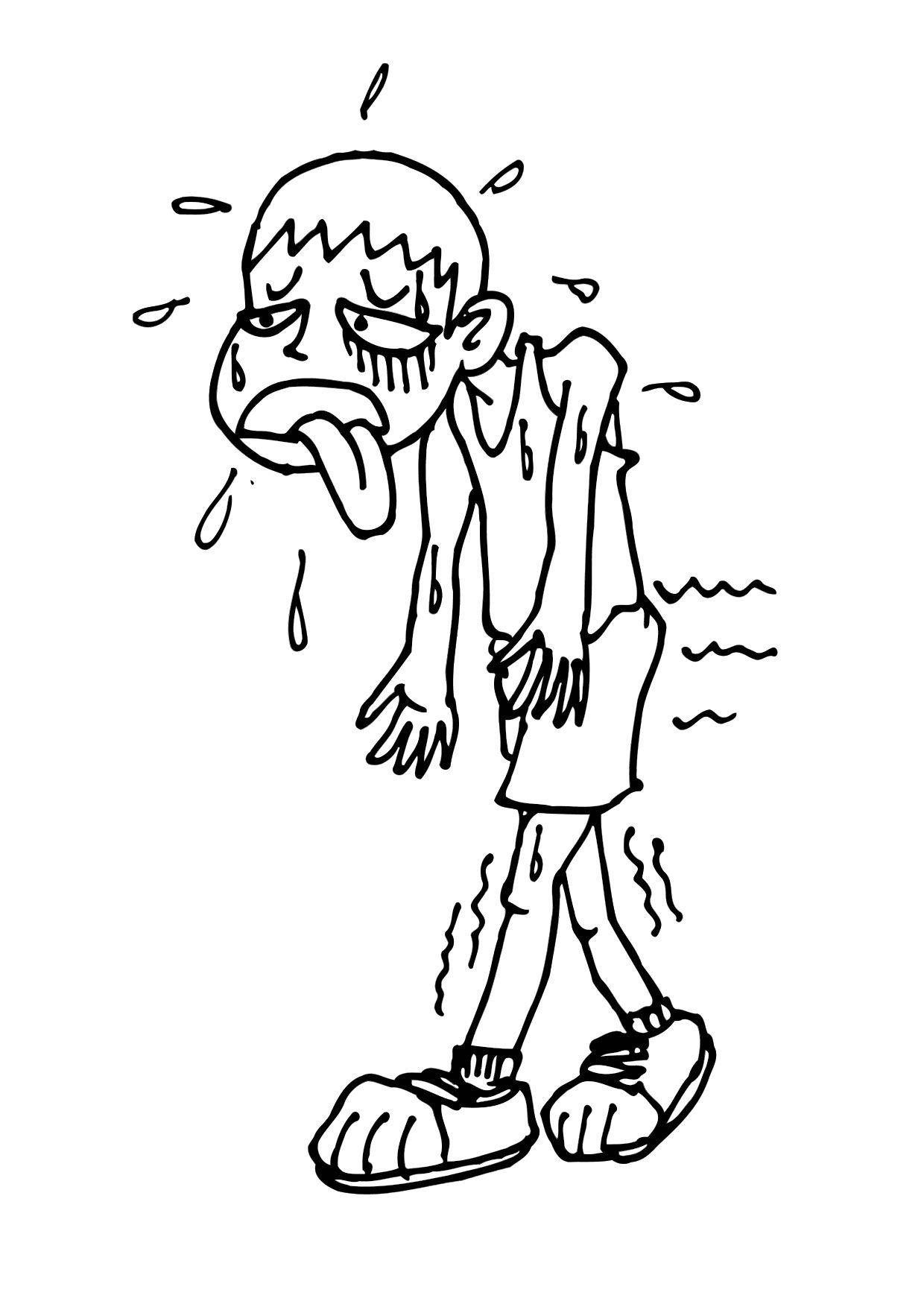 Disegno da colorare 011b. esausto