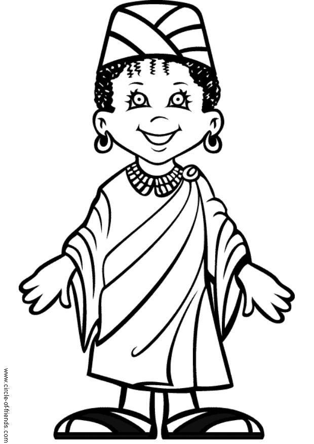 Disegno da colorare abebi