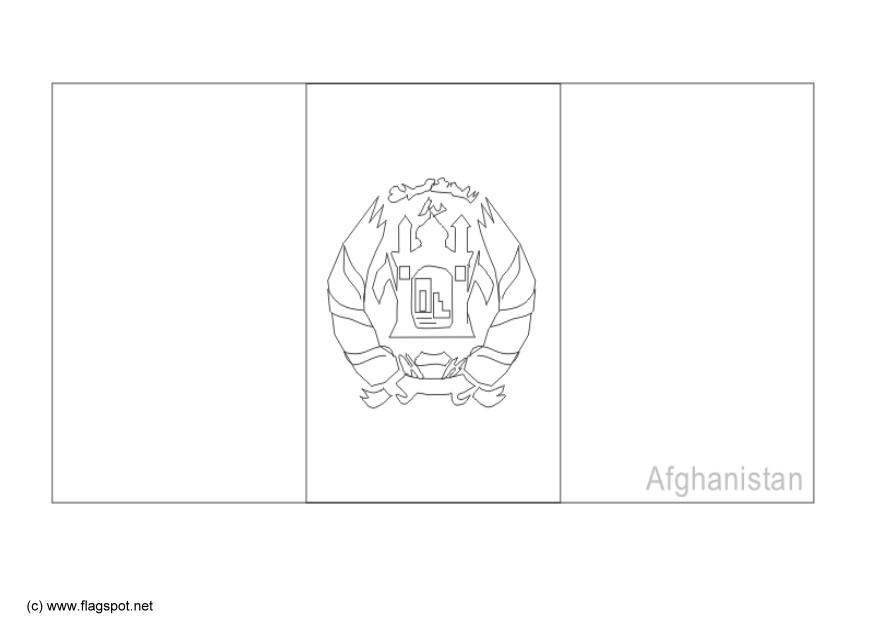 Disegno da colorare afganistan