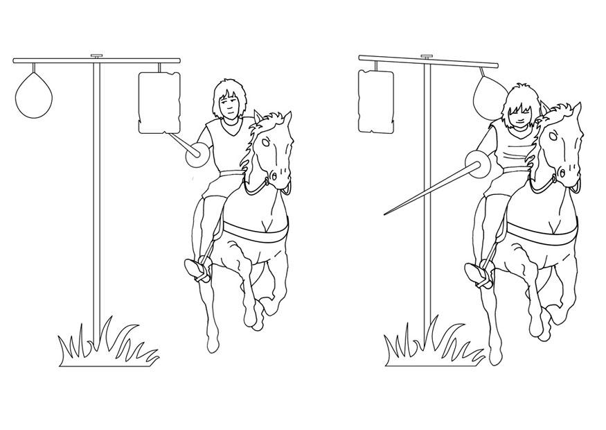 Disegno da colorare allenamento