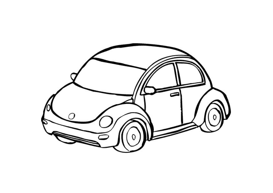Disegno da colorare automobile