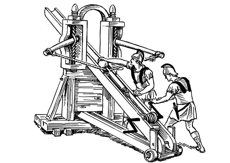Disegno da colorare ballista