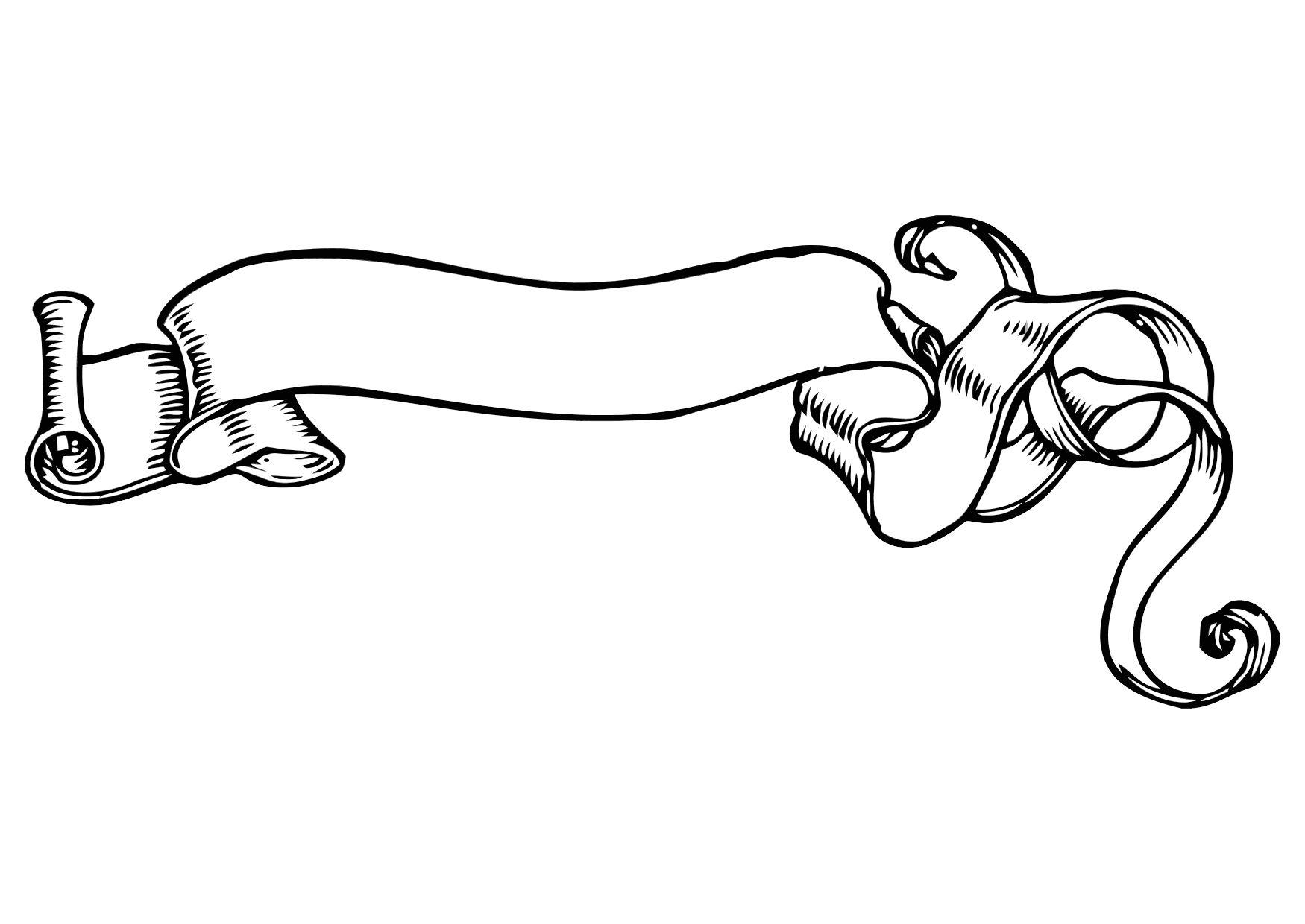 Disegno da colorare banner