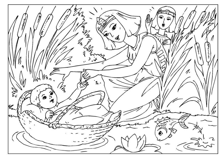 Disegno da colorare bebe mosA©