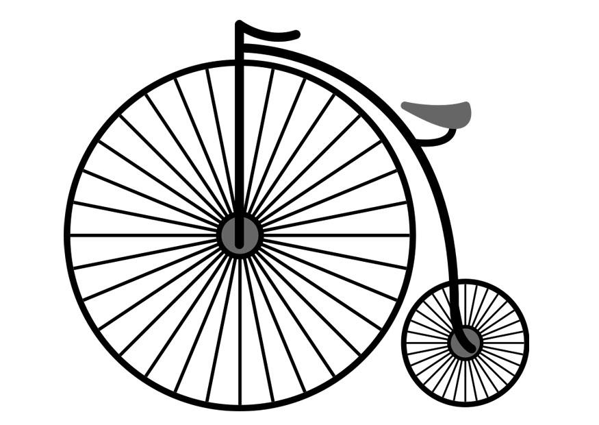 Disegno da colorare bicicletta