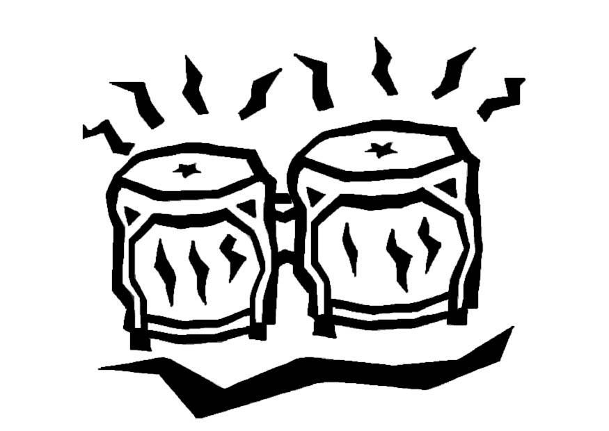 Disegno da colorare bongo 2