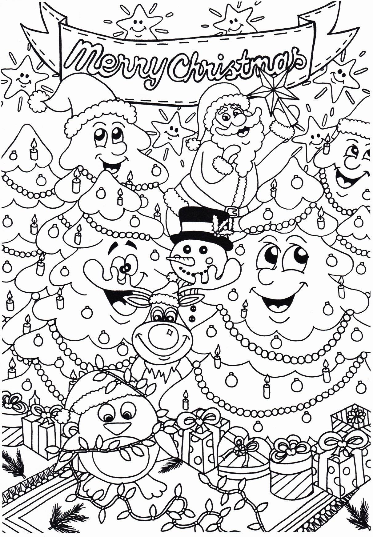Disegno da colorare buon natale