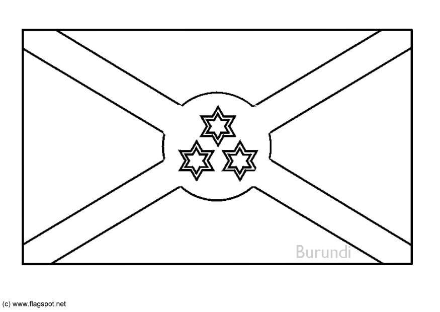 Disegno da colorare burundi