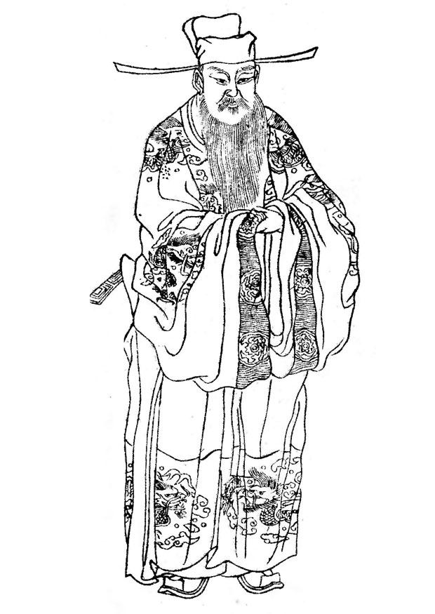 Disegno da colorare cai xiang