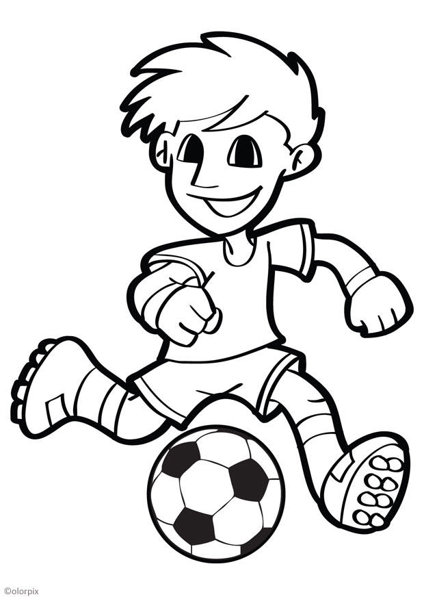 Disegno da colorare calcio