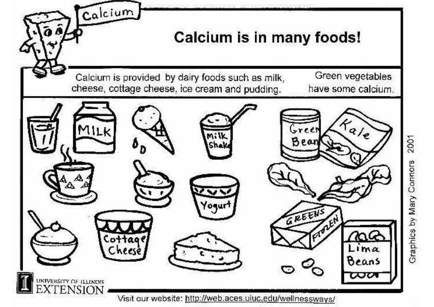 Disegno da colorare calcio nellalimentazione