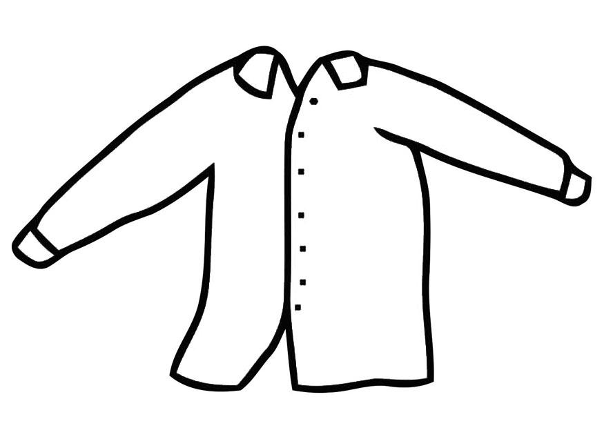 Disegno da colorare camicia