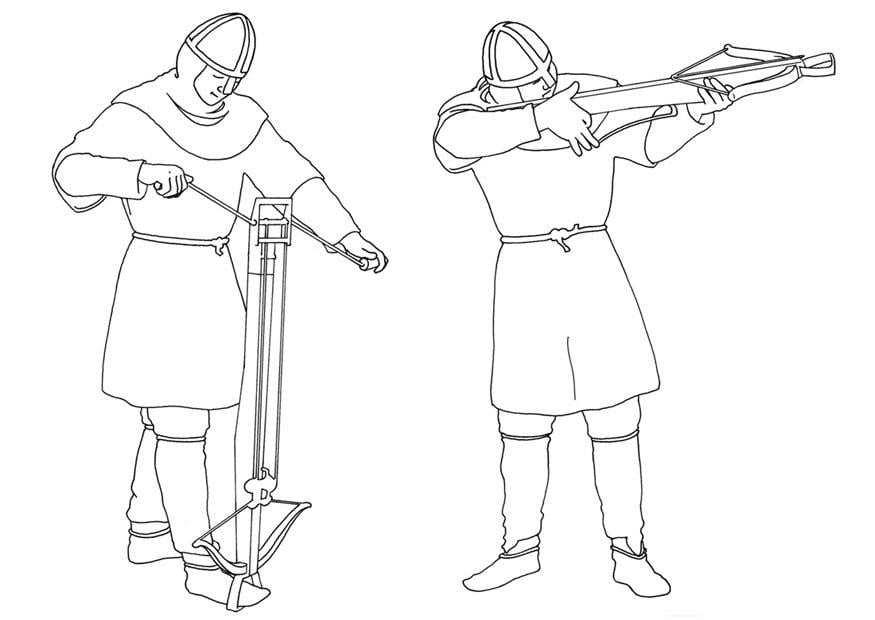 Disegno da colorare caricare larco
