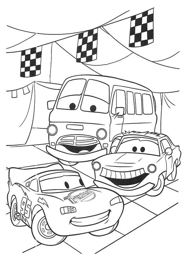 Disegno da colorare cars