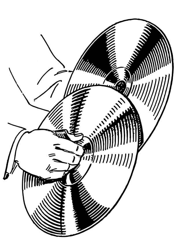 Disegno da colorare cimbali