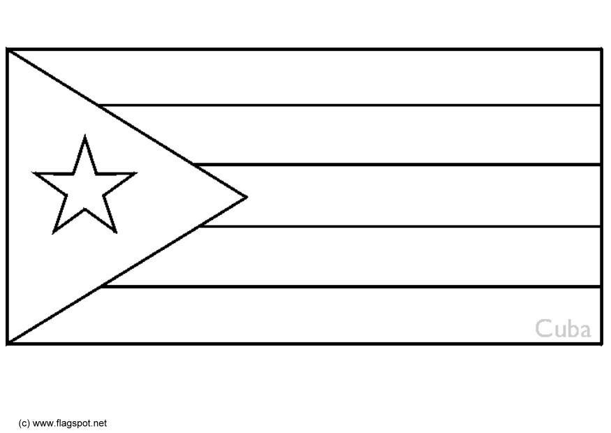Disegno da colorare cuba