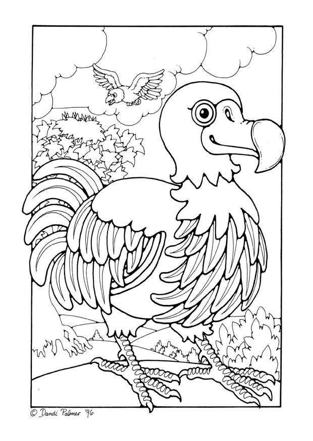 Disegno da colorare dodo