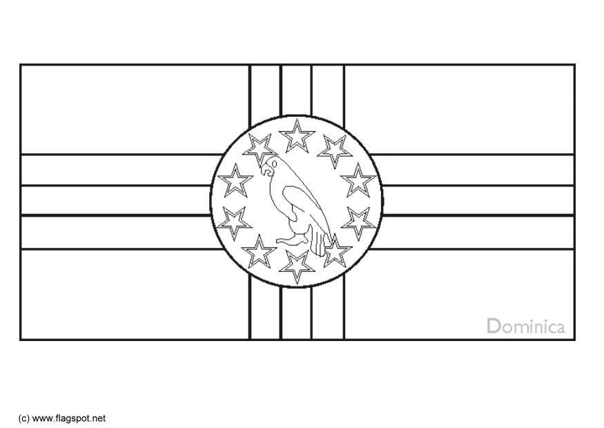 Disegno da colorare dominicana