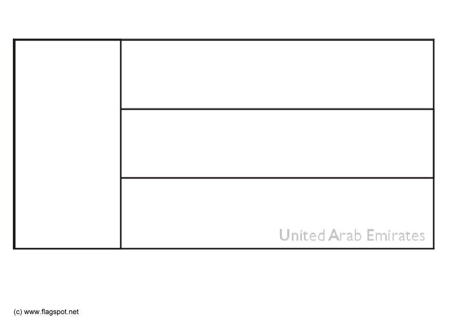 Disegno da colorare emirati arabi