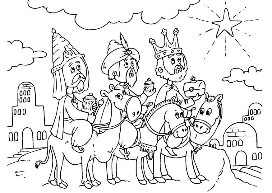 Disegno da colorare epifania