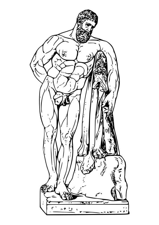Disegno da colorare ercole