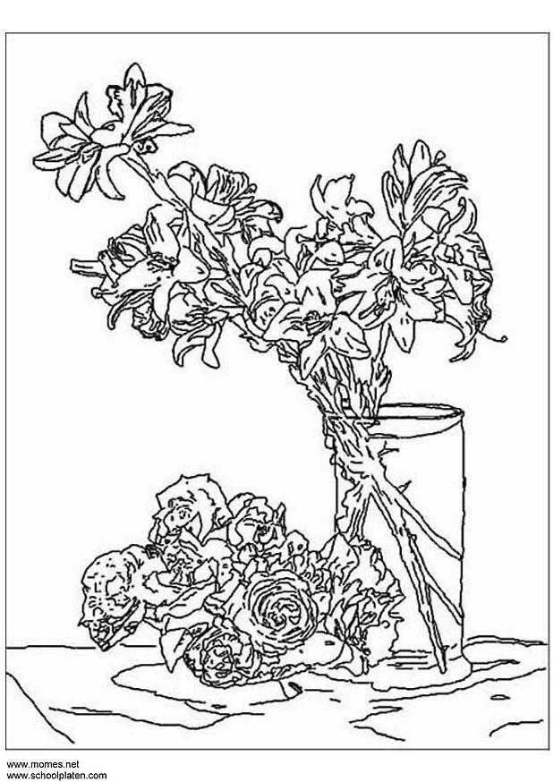 Disegno da colorare fantin - latour