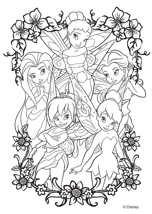 Disegno da colorare favole disney